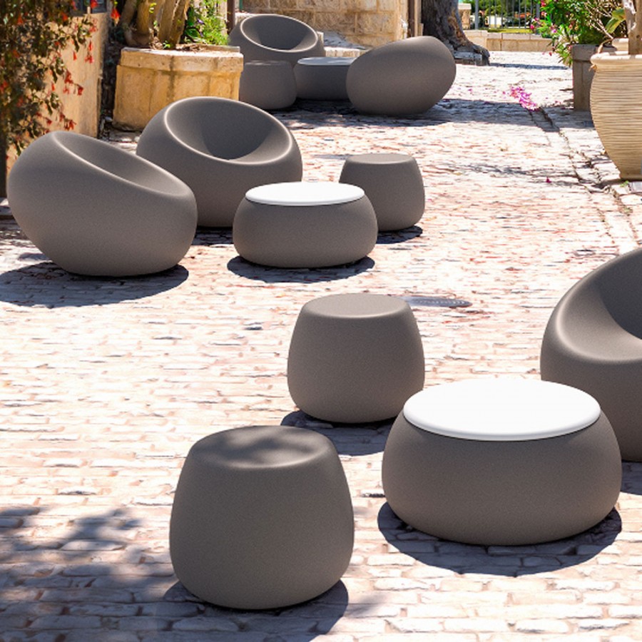 Taburet pentru exterior Plust, Boom Low Stool